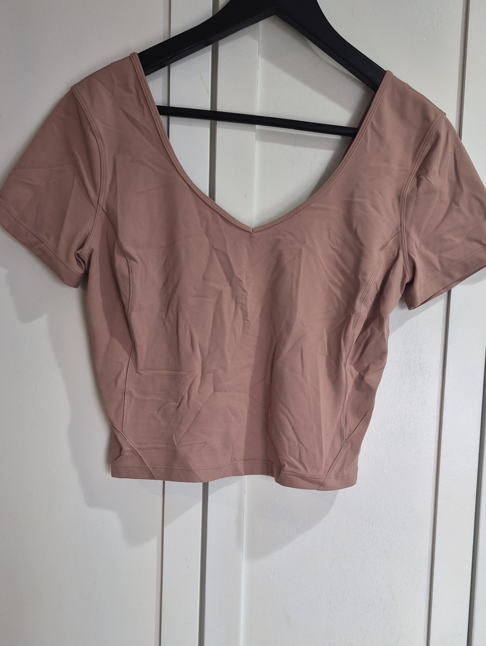 lululemon athletica V-Neck Crop Top
